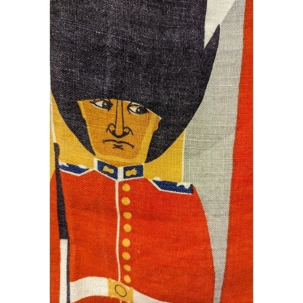 Buckingham Palace Guard Irish Linen Banner or Decorative Hand Towel